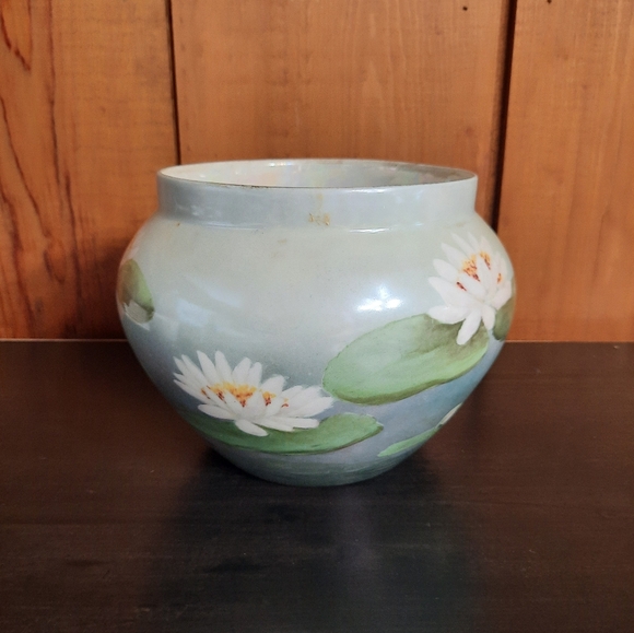 Vintage Limoges France T&V Tressemann & Vogt Handpainted Signed Planter - Picture 2 of 16